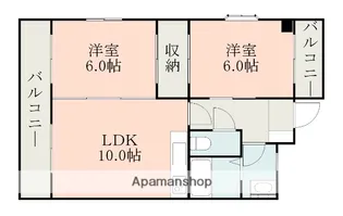 グラスコート(蓮台寺3丁目)【4階】の間取り