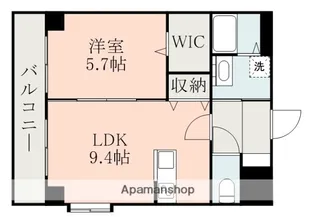 LA PAISIBLE【2階】の間取り