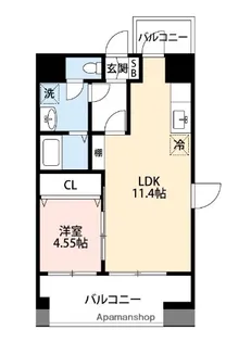 スプランドゥール新屋敷【5階】の間取り