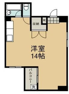 サマーハイツ新町【4階】の間取り