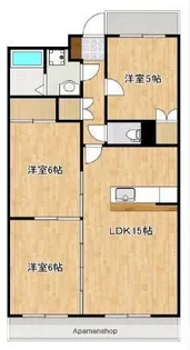 ヴィラコンフォート【2階】の間取り