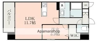 S−FORT熊本慶徳【3階】の間取り