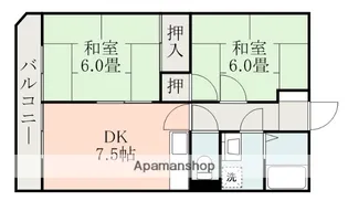 熊本県熊本市東区三郎2丁目【マンション】の間取り