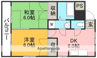 ウエストグラス【3階】の間取り