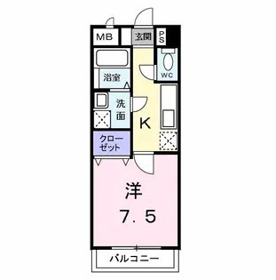 アヴァンティ【4階】の間取り