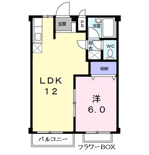 グランドハイツササハラ【2階】の間取り