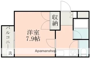 京町マンション【1階】の間取り