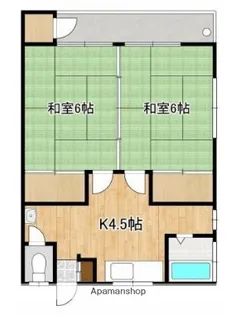プロスぺリタ城山【1階】の間取り