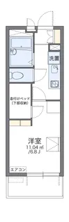 レオパレスよろずまち【1階】の間取り