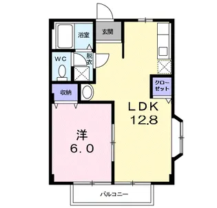 マウンテンハイツ【2階】の間取り