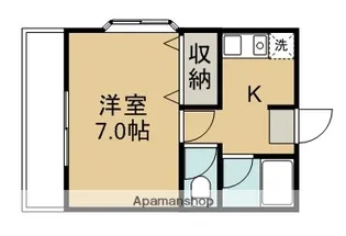 熊本県熊本市東区月出2丁目【マンション】の間取り