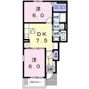 グレイス・コート【1階】の間取り