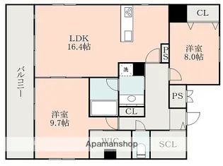 CASA DE PIANO【10階】の間取り