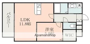 PRIMEVERE慶徳【3階】の間取り