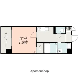 SAINT−MAURICE【6階】の間取り
