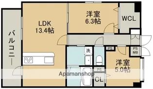 REGALIA花園【5階】の間取り