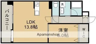 MARLE神水【7階】の間取り
