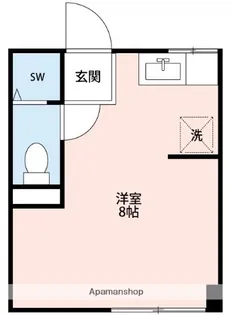 熊本県熊本市中央区黒髪3丁目【アパート】の間取り