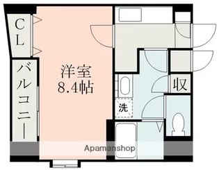 FINEPLACE新町【6階】の間取り