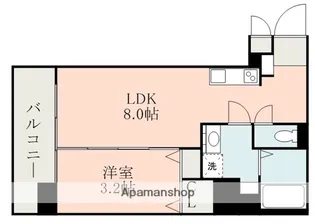 ラ・シック九品寺【5階】の間取り
