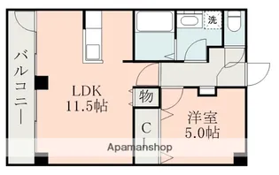 ヴェラッサルH【2階】の間取り