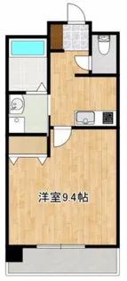 クロノス41新町Ⅳ【6階】の間取り