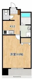 クロノス42新町Ⅴ【10階】の間取り