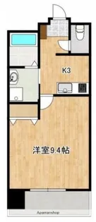 クロノス42新町Ⅴ【3階】の間取り
