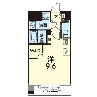 ライズ熊本駅NORTH【203号室】の間取り