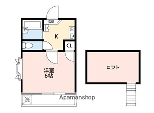 熊本県熊本市中央区国府3丁目【アパート】の間取り