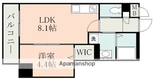 フォーエス熊本駅前Ⅲ【3階】の間取り