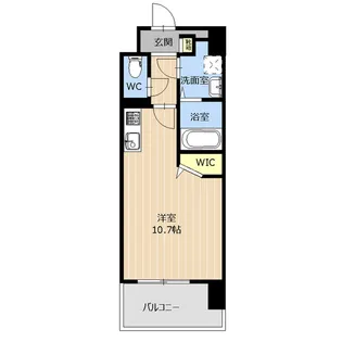 グランディア蓮台寺【9階】の間取り
