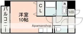 JARDIN MINIATURE田崎【1階】の間取り