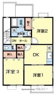 パークサイドB【2階】の間取り