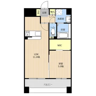 LIBTH坪井【4階】の間取り