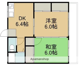 熊本県熊本市東区長嶺南4丁目【アパート】の間取り