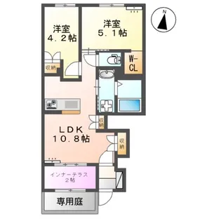 センチュリーハイツⅡ【1階】の間取り