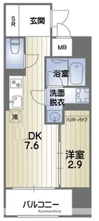 RISE KUMAMOTO EXE【4階】の間取り