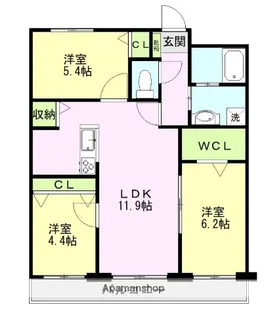 N.VILLAGE光の森西【1階】の間取り