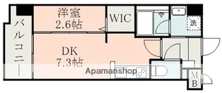 ラ・シック九学前【10階】の間取り