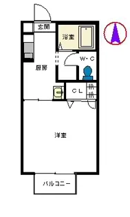 ディアス野口【2階】の間取り