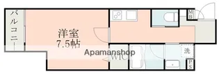 LUZ熊本大学西【1階】の間取り