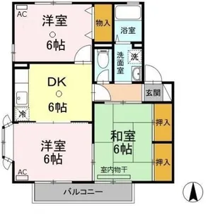 エスポアール・アイ B棟【1階】の間取り