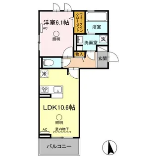 シルクローズ 【2階】の間取り
