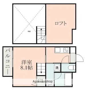 熊本県熊本市東区月出1丁目【マンション】の間取り
