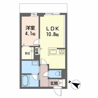 PARADISO本荘【1階】の間取り