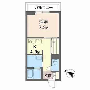 PARADISO本荘【3階】の間取り