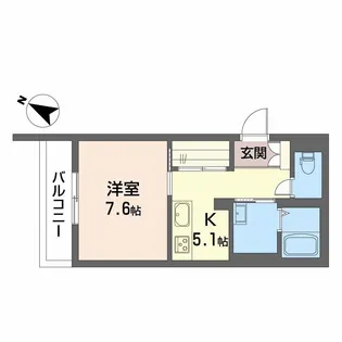 PARADISO本荘【2階】の間取り