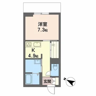 PARADISO本荘【1階】の間取り