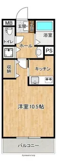 ウイングス7番館【1階】の間取り